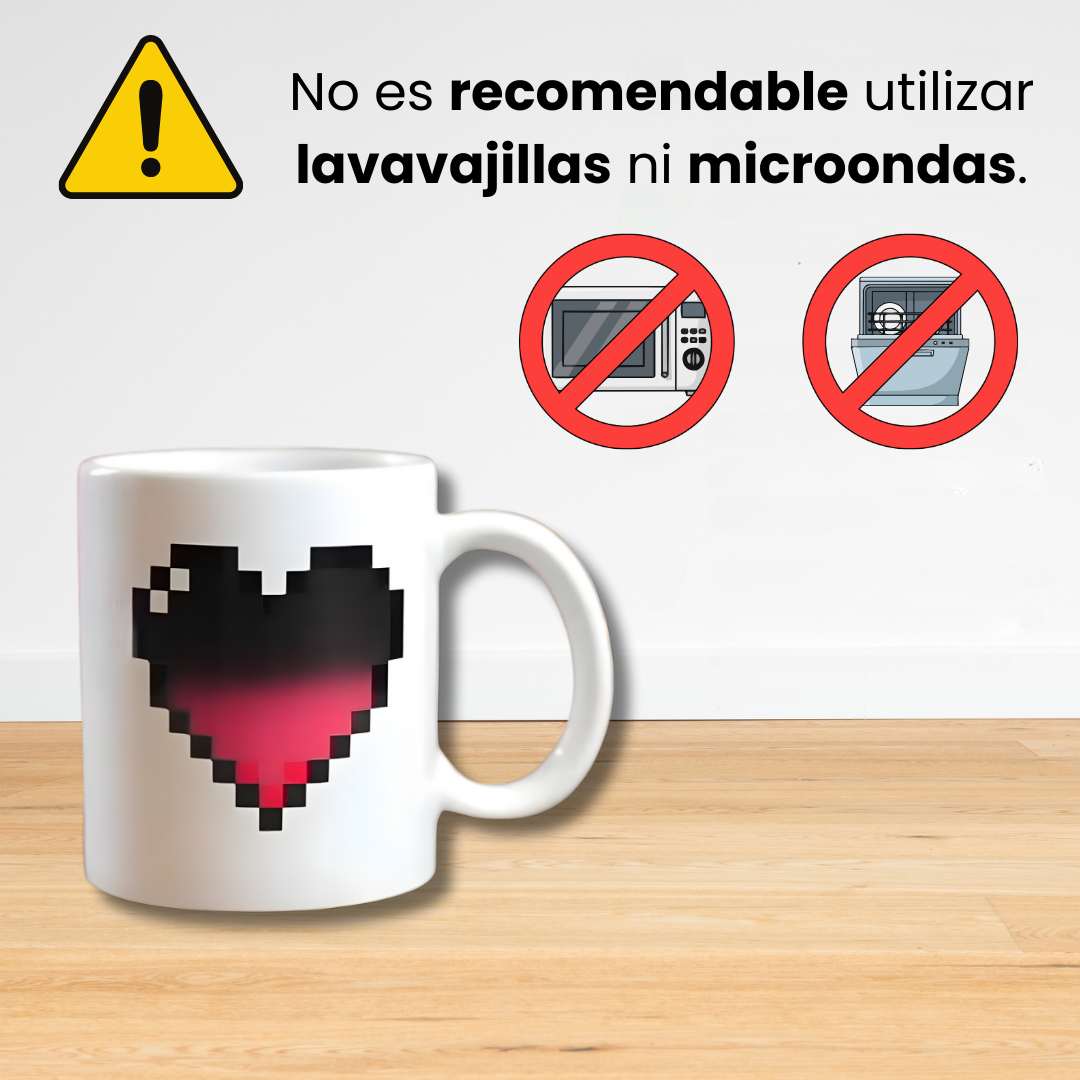 Taza Mágica de Minecraft que Cambia de Color